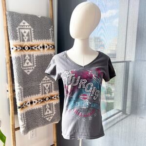 Harley Davidson Sturgis Black Hills Rally 2017 Badlands Wall South Dakota Tee S